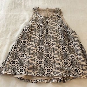 Black and cream XL sleeveless top